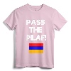 Pass The Pilaf Funny Armenian Rice Lover Family Armenia Flag T-Shirt - Hilarious Tee for Armenian Heritage and Loud Family Reunions