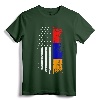 Armenian American Flag T-Shirt - Pride Armenia USA Tees - Heritage Apparel for Men and Women