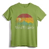 West Virginia 70s 80s Retro Vintage Mountain Ski Hiking Camp T-Shirt - Matching Family Distressed Graphic Tee for Men Women Kids