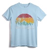 West Virginia 70s 80s Retro Vintage Mountain Ski Hiking Camp T-Shirt - Matching Family Distressed Graphic Tee for Men Women Kids
