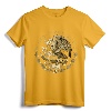 Mexico Coat of Arms T-Shirt in Sepia - Authentic Mexican Flag Tee with Eagle, Hawk, and Snake Design