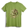 Mexico Coat of Arms T-Shirt in Sepia - Authentic Mexican Flag Tee with Eagle, Hawk, and Snake Design
