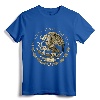 Mexico Coat of Arms T-Shirt in Sepia - Authentic Mexican Flag Tee with Eagle, Hawk, and Snake Design
