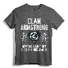 Armstrong Clan Scottish Name Coat Of Arms Tartan Family T-Shirt - Gaelic Design for Scottish Heritage and Clan Armstrong Pride