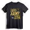 Proud Army Brother Military Pride T-Shirt - Supportive Apparel for Army Siblings and Military Events