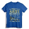 Proud Army Daughter T-Shirt - Patriotic Military Family Apparel for Women