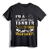 Grumpy Old Tanker T-shirt - Sarcastic US Tanker Tee for Veterans, US Army, Father's Day, Independence Day