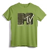 Officially Licensed MTV Music Television Camouflage Logo T-Shirt - Retro Tee with Classic Fit and Double-Needle Hem