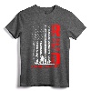 RED Friday Military US Army Remember Everyone Deployed T-Shirt - Patriotic Tee for Veterans & Supporters, USA Flag Lightweight Apparel