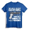 We're Redefining Everything This Is A Cordless Hole Puncher T-Shirt - Patriotic Clothing for Men and Women, Perfect for Veterans and Independence Day