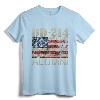 DD-214 Alumni Military Veteran Vintage American Flag T-Shirt - Patriotic Apparel for Retired Service Members