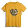 Camo Heart Valentine's Day Camouflage Military Tactical T-Shirt - Funny Camo Tee for Men, Women, and Kids