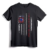 82nd Airborne Division American Flag Vintage T-Shirt - Patriotic Military Tee for Men, Perfect Father's Day Gift