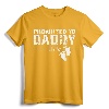 Promoted to Daddy 2022 Funny Gift for New Dad First Time Dad T-Shirt - Pregnancy Announcement Shirt for New Fathers-to-Be