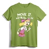 Hey Arnold! Helga Move It Football Head T-Shirt - Officially Licensed Classic Nickelodeon Cartoon Apparel for Men, Women, Boys, and Girls