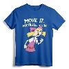 Hey Arnold! Helga Move It Football Head T-Shirt - Officially Licensed Classic Nickelodeon Cartoon Apparel for Men, Women, Boys, and Girls
