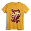 Hey Arnold - Arnold and Helga Broken Heart T-Shirt - Official Nickelodeon Merchandise for Fans of the Classic TV Show
