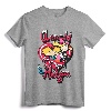 Hey Arnold - Arnold and Helga Broken Heart T-Shirt - Official Nickelodeon Merchandise for Fans of the Classic TV Show