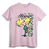 Nickelodeon Hey Arnold Character Graffiti Logo T-Shirt - Official Vintage Cartoon Tee for Fans and Collectors