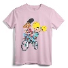 Nickelodeon Hey Arnold Characters Riding A Bike T-Shirt - Classic Nick Cartoon Tee, Officially Licensed Nostalgic Apparel