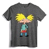 Official Nickelodeon Hey Arnold Character T-Shirt - Retro Cartoon Tee for Fans of 90s Cartoons
