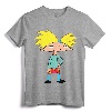 Official Nickelodeon Hey Arnold Character T-Shirt - Retro Cartoon Tee for Fans of 90s Cartoons