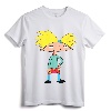 Official Nickelodeon Hey Arnold Character T-Shirt - Retro Cartoon Tee for Fans of 90s Cartoons