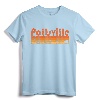 Retro 80s Style Pottsville PA T-Shirt - Vintage Grunge Pennsylvania Tee for Locals and Visitors