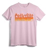 Retro 80s Style Pottsville PA T-Shirt - Vintage Grunge Pennsylvania Tee for Locals and Visitors