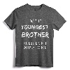 Youngest Brother Shirt Rules Don't Apply to Me Funny Sibling T-Shirt - Matching Rivalry Apparel for Youngest Siblings
