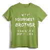 Youngest Brother Shirt Rules Don't Apply to Me Funny Sibling T-Shirt - Matching Rivalry Apparel for Youngest Siblings