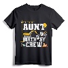 Aunt Birthday Crew Shirt - Construction Birthday Party T-Shirt for Women - Family Matching Construction Crew Shirts