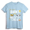 Aunt Birthday Crew Shirt - Construction Birthday Party T-Shirt for Women - Family Matching Construction Crew Shirts