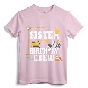 Sister Birthday Crew Shirt - Girls Construction Birthday Party T-Shirt for Matching Family Construction Crew