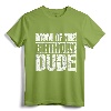 Mom of the Birthday Dude | Mother's Day Proud Mom of Boys Retro Tee - Matching Family Gifts for Women