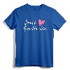 FAVORITE GRANDDAUGHTER Heart Distressed Vintage T-Shirt - Sentimental Christmas Birthday Gift for Granddaughter