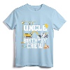 Uncle Birthday Crew Shirt - Men's Construction Birthday Party T-Shirt for Family Matching Crew