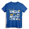 Uncle Birthday Crew Shirt - Men's Construction Birthday Party T-Shirt for Family Matching Crew