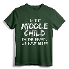 Middle Child Shirt - I'm The Reason We Have Rules Siblings T-Shirt for Middle Brothers & Sisters