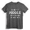 Middle Child Shirt - I'm The Reason We Have Rules Siblings T-Shirt | Funny Middle Brother Sister Tee for Family Matching