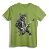 Skeleton Guitar Guy Rock And Roll Band Rock On T-Shirt - Horror Skeleton Guitarist Tee for Metal Music Concerts