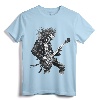 Skeleton Guitar Guy Rock And Roll Band Rock On T-Shirt - Horror Skeleton Guitarist Tee for Metal Music Concerts