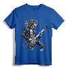 Skeleton Guitar Guy Rock And Roll Band Rock On T-Shirt - Horror Skeleton Guitarist Tee for Metal Music Concerts