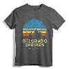 Colorado Springs Colorado T-Shirt - Lightweight Classic Fit Tee for Men and Women