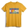 Vintage Retro Colorado Flag and Rocky Mountains T-Shirt - Distressed Style Tee for Nature Lovers and Outdoor Enthusiasts
