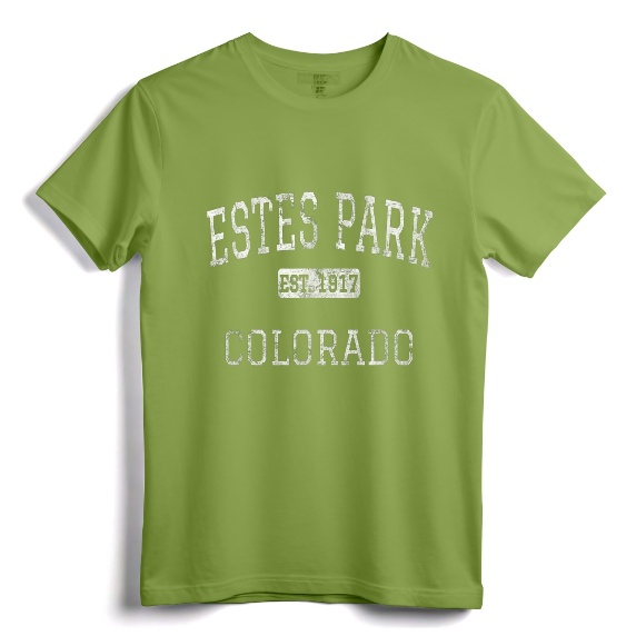 Estes Park Colorado CO Vintage T-Shirt - Stylish Hometown Souvenir with Classic Colorado Appeal
