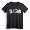DENISON TX Texas USA Vintage Sports Varsity Style T-Shirt - Retro Denison Roots Apparel for Family, Kids, and Sports Fans