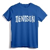 DENISON TX Texas USA Vintage Sports Varsity Style T-Shirt - Retro Denison Roots Apparel for Family, Kids, and Sports Fans