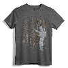 Fly Fishing Fisherman American Flag Camouflage Fly Tying T-Shirt - Vintage Trout Fisherman Tee for Men, Husband, Dad