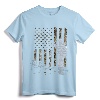 Fly Fishing Fisherman American Flag Camouflage Fly Tying T-Shirt - Vintage Trout Fisherman Tee for Men, Husband, Dad